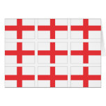 Tarjeta de la bandera de Inglaterra
