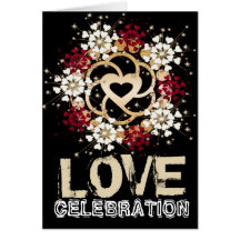 TARJETA DE LA CELEBRACIÓN DEL AMOR