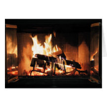 Tarjeta de la chimenea