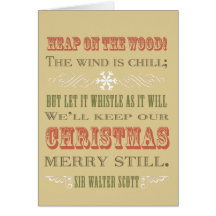 Tarjeta de la cita del navidad