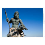 Tarjeta de la estatua de Poseidon