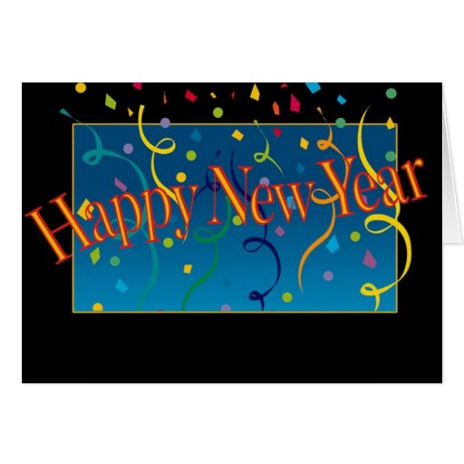 Tarjeta de la Feliz Año Nuevo