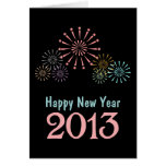 Tarjeta de la Feliz Año Nuevo 2013