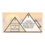 Tarjeta de la foto de Ankh Tarjetas Personales