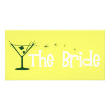 tarjeta de la foto de bridemartini1transwhite tarjeta fotografica personalizada