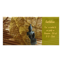 Tarjeta de la foto de Budda Tarjeta Fotográfica Personalizada