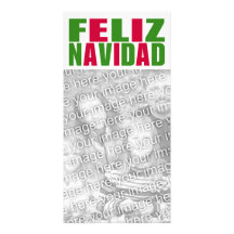 Tarjeta de la foto de Feliz Navidad Tarjeta Personal