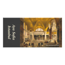 Tarjeta de la foto de Hagia Sophia Tarjetas Con Fotos Personalizadas