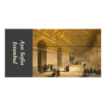 Tarjeta de la foto de Hagia Sophia Tarjetas Fotográficas Personalizadas