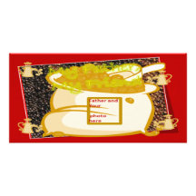 Tarjeta de la foto de la colección del grano de ca tarjeta fotográfica