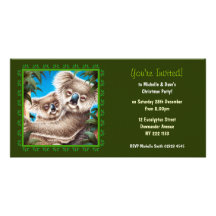 Tarjeta de la foto de la invitación de la fiesta d tarjetas fotograficas 