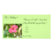Tarjeta de la foto de la invitación del boda tarjeta fotografica  