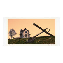 Tarjeta de la foto de la luz del puerto de la pers tarjetas fotográficas personalizadas