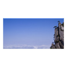 Tarjeta de la foto de la montaña de China Huang Tarjeta Con Foto Personalizada