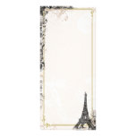 Tarjeta de la foto de la torre Eiffel Diseños De Tarjetas Publicitarias