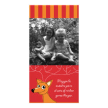 Tarjeta de la foto de la vertical 1 tarjetas fotograficas 