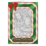 Tarjeta de la foto de las Felices Navidad