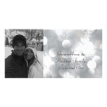 tarjeta de la foto de las Felices Navidad Tarjetas Personales