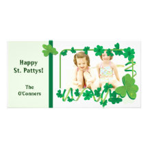 Tarjeta de la foto de St Patrick Tarjeta Con Foto Personalizada