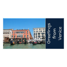 Tarjeta de la foto de Venecia, Italia Tarjetas Fotograficas Personalizadas