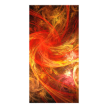Tarjeta de la foto del arte abstracto de la tormen plantilla para tarjeta de foto