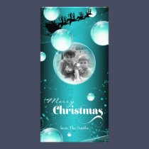 Tarjeta de la foto del día de fiesta del navidad d tarjetas fotograficas