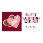 Tarjeta de la foto del día de San Valentín Tarjeta Con Foto Personalizada