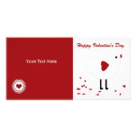 Tarjeta de la foto del día de San Valentín Tarjetas Personales