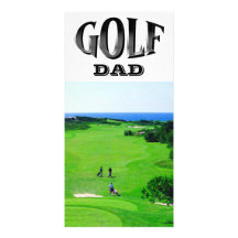 Tarjeta de la foto del golf tarjetas personales con fotos