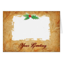 Tarjeta de la foto del navidad