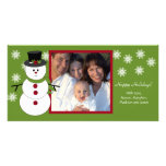 Tarjeta de la foto del navidad de la familia del m tarjeta fotográfica personalizada