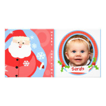 Tarjeta de la foto del navidad de los niños divert tarjeta fotográfica personalizada