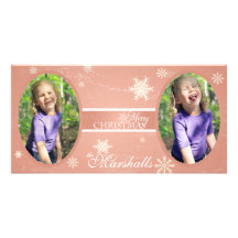 Tarjeta de la foto del navidad del árbol de navida tarjetas fotograficas personalizadas
