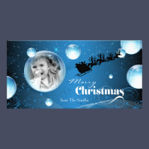 Tarjeta de la foto del navidad del día de fiesta d tarjetas fotograficas