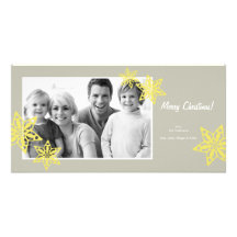 Tarjeta de la foto del navidad - tarjeta 4x8 de la tarjetas personales con fotos