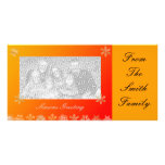Tarjeta de la foto del navidad tarjetas personales con fotos