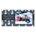 Tarjeta de la foto del navidad tarjeta personal con foto