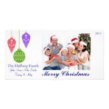 Tarjeta de la foto del navidad tarjetas personales con fotos