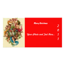 Tarjeta de la foto del navidad tarjetas con fotos personalizadas