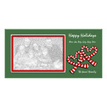 Tarjeta de la foto del navidad tarjetas personales