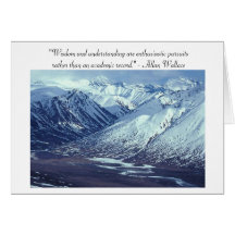 Tarjeta de la foto del río de Noatak