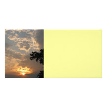 Tarjeta de la foto Sunset3 Tarjetas Fotograficas Personalizadas
