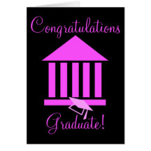 Tarjeta de la graduación