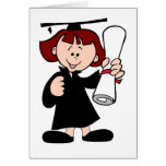 Tarjeta de la graduación