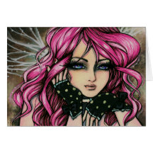 Tarjeta de la hada de "Genevieve" Steampunk