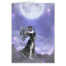 Tarjeta de la hada de la fantasía