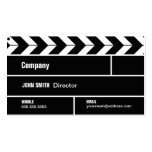 Tarjeta de la industria cinematográfica de directo plantilla de tarjeta de visita