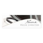 Tarjeta de la industria cinematográfica plantilla de tarjeta de negocio