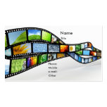 Tarjeta de la industria cinematográfica tarjeta de visita