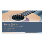 Tarjeta de la industria musical - guitarra acústic plantillas de tarjetas personales